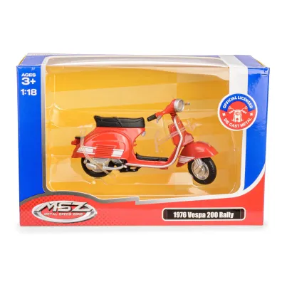 1976 Vespa 200 Rally 1 18 czerwony Daffi