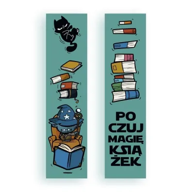 Molom Zak�adka kartonowa - Poczuj magi� ksi��ek