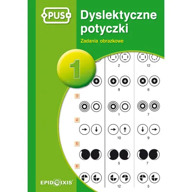 Dyslektyczne potyczki. Tom 1. Zadania obrazkowe