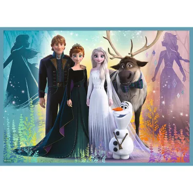 Puzzle 4w1 - Niezwyk�y �wiat. Frozen (12+15+20+24 el.) Trefl