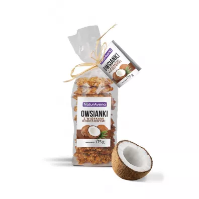 NaturaVena Ciastka owsianki z wi�rkami kokosowymi 175 g