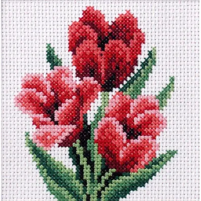 Haft krzy�ykowy - Tulipany Anex-bis