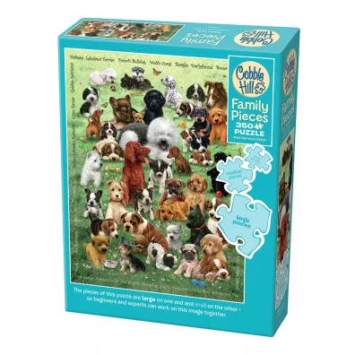 Puzzle 350 el. Szczenita Cobble Hill