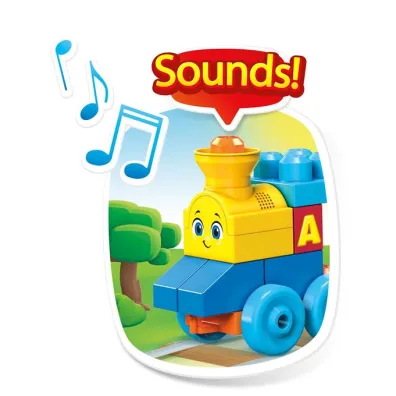 Fisher Price Mega Bloks Muzyczny pocig ABC FWK22