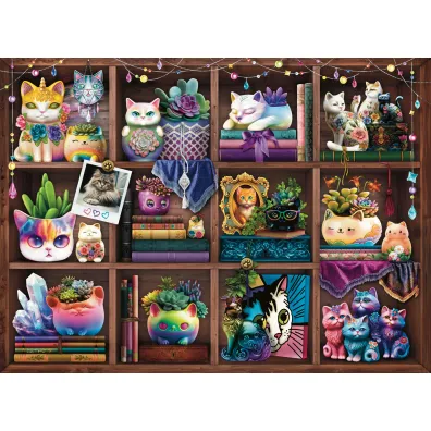 Puzzle 500 el. Koci Raj Ravensburger