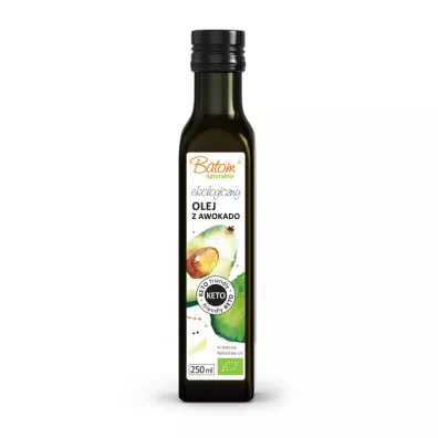 Batom Olej z awokado t�oczony na zimno keto 250 ml Bio