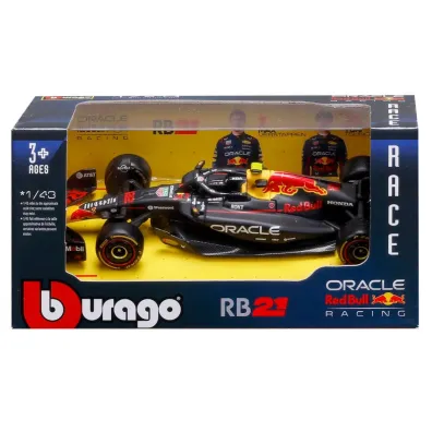 Bburago Model 1:43 BOLID F1 Red Bull Racing RB21 Tsunoda Bahrajn GP 18-38233