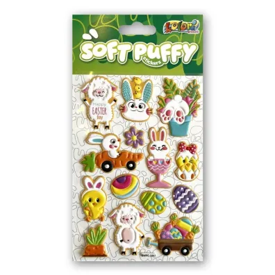Naklejki Penmate Kolori Puffy SWPE-3203 Wielkanoc