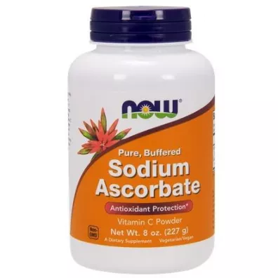 Now Foods Sodium Ascorbate - Vitamin C Powder Suplement diety 227 g