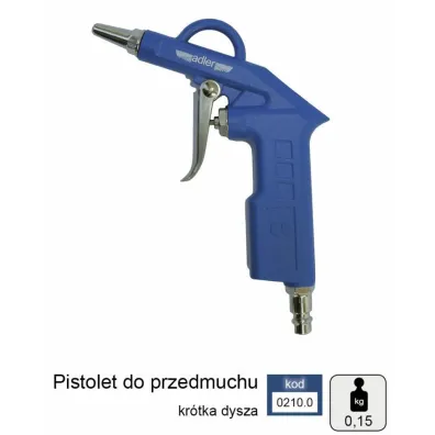 Pistolet do przedmuchiwania.