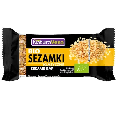 NaturaVena Sezamki klasyczne Zestaw 3 x 27 g Bio NaturaVena Sezamki klasyczne Zestaw 3 x 27 g Bio