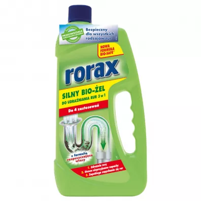 Rorax Silny Bio-�el do udra�niania rur bez chloru 1 l