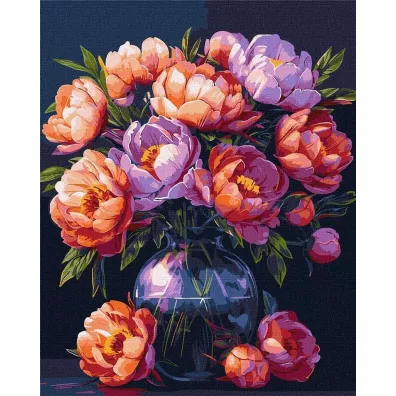 Ideyka Malowanie po numerach - Luksus kwiat�w 40x50cm
