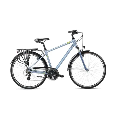 Romet Rower trekkingowy WAGANT 0 jasnografitowo-zielony 21 L
