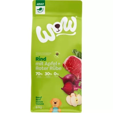 Wow Rind - woowina z jabkiem i buraczkami dla dorosych psw 6 kg