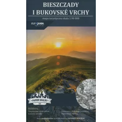 Bieszczady i Bukovske Vrchy. Mapa turystyczna ECO w skali 1:90 000
