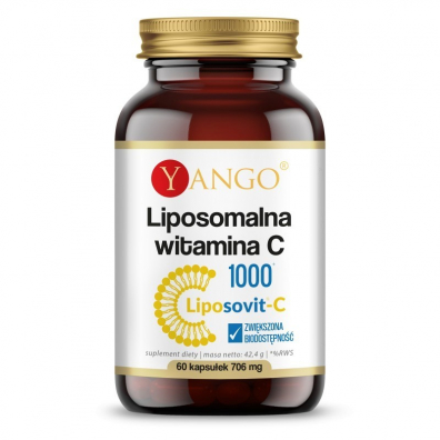 Yango Liposomalna Witamina C 1000 Suplement diety 60 kaps.