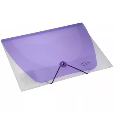 Titanum Teczka PP A4 z gumk� transparentna