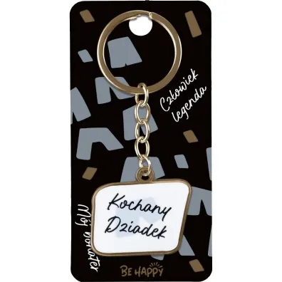 Be-Happy Gifts Brelok na Dzie� Dziadka z napisem Kochany Dziadek