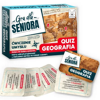 GRA DLA SENIORA QUIZ GEOGRAFIA Kangur