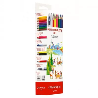 Carandache Metalowy pi�rnik z wyposa�eniem 16 el.