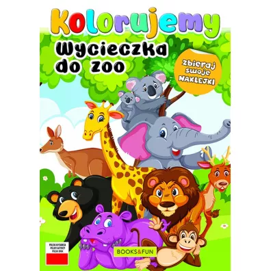 Wycieczka do zoo. Kolorujemy