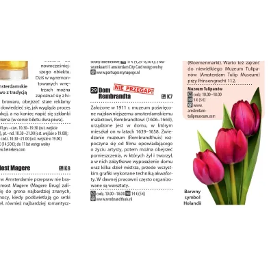 Amsterdam map&guide PL laminat 2024
