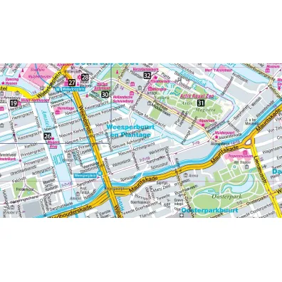 Amsterdam map&guide PL laminat 2024