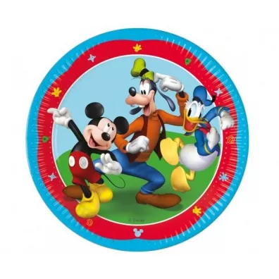Godan Talerzyki papierowe Mickey 23cm 8 szt.