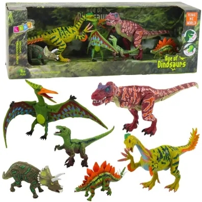 Zestaw figurek Dinozaury ruchome nogi paszcze