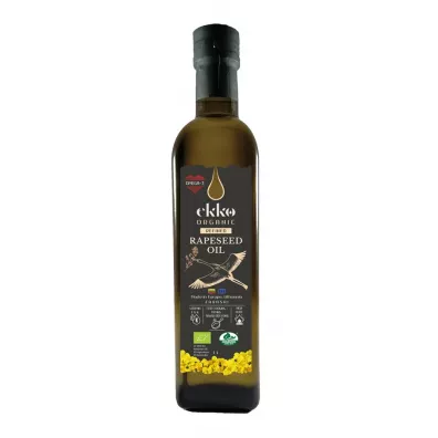 Ekko Olej rzepakowy do gotowania i sma�enia t�oczony na zimno 500 ml Bio