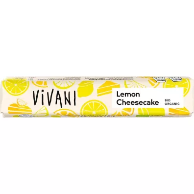 Vivani Baton mleczna czekolada z nadzieniem sernik cytrynowy 40 g Bio