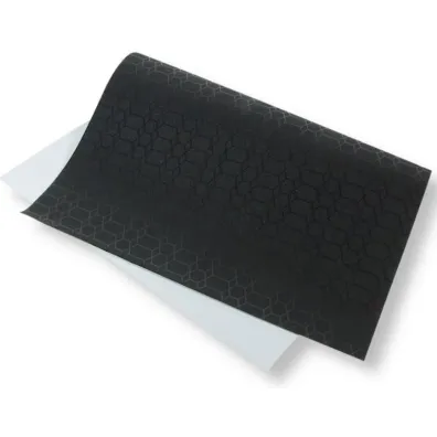 Polsirhurt Papier ozdobny brokatowy czarny 140g, 40x60cm 5 szt.