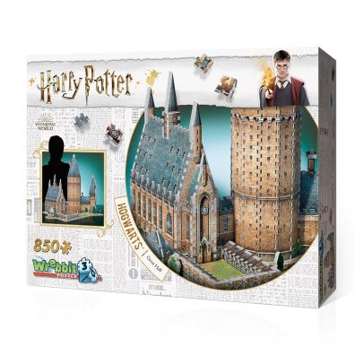 Puzzle 3D 850 el. Harry Potter. Hogwarts Great Hall Wrebbit Puzzles