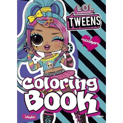 Kolorowanka z naklejkami LOL Tweens Emma