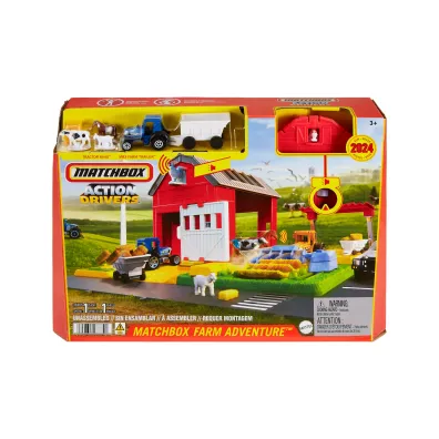 Matchbox. Prawdziwe Przygody. Zestaw Farma Mattel