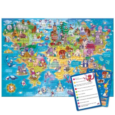 Puzzle 100 el. Look&Find �wiat pingwin�w Dodo