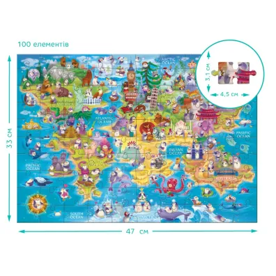 Puzzle 100 el. Look&Find �wiat pingwin�w Dodo