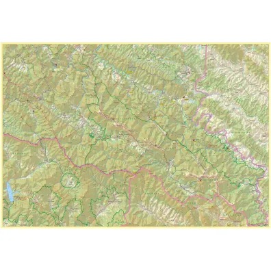 Mapa turystyczna Bieszczady 1:50 000
