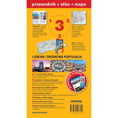 Lizbona i �rodkowa Portugalia zestaw przewodnikowy 3w1 2023