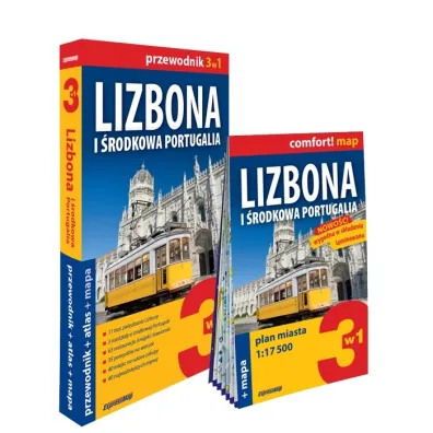 Lizbona i �rodkowa Portugalia zestaw przewodnikowy 3w1 2023