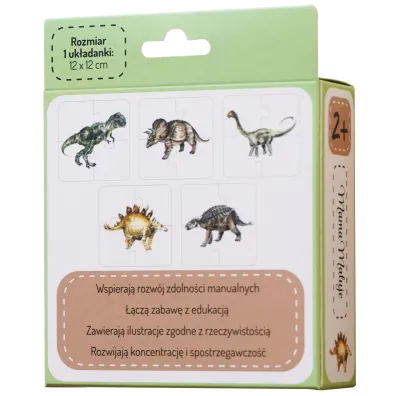 Puzzle 4 el. Dinozaury Mama Maluje