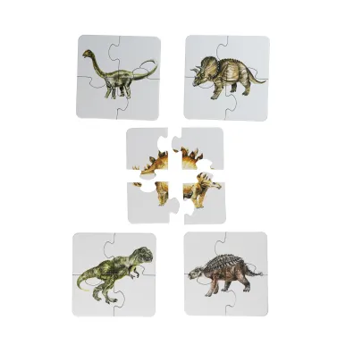 Puzzle 4 el. Dinozaury Mama Maluje