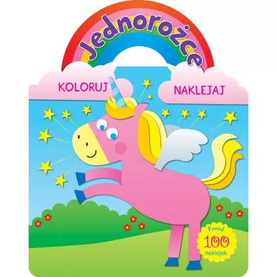 Jednoro�ce. Koloruj i naklejaj