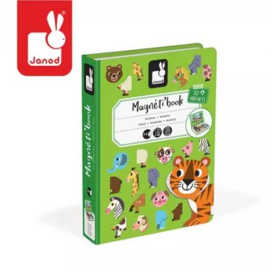 Puzzle Magnetyczna ukadanka Zwierzta Magnetibook Janod