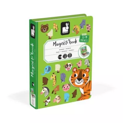 Puzzle Magnetyczna ukadanka Zwierzta Magnetibook Janod