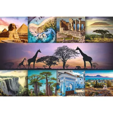 Puzzle 1000 el. Kola� - Afryka Trefl