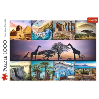 Puzzle 1000 el. Kola� - Afryka Trefl