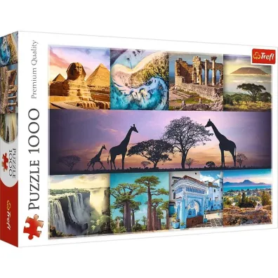 Puzzle 1000 el. Kola� - Afryka Trefl