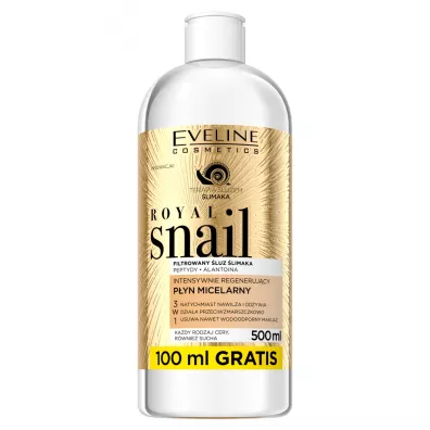 Eveline Cosmetics Royal Snail intensywnie regeneruj�cy p�yn micelarny 3w1 500 ml